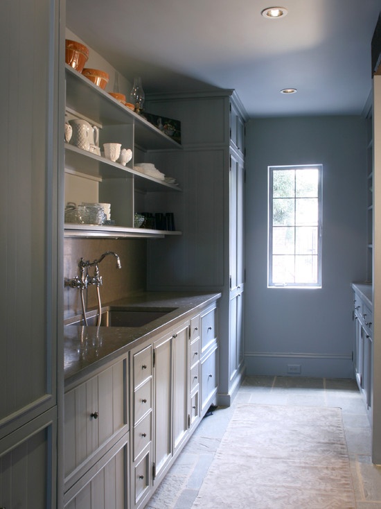 Classic butler's pantry by Pursley Dixon Architecture.