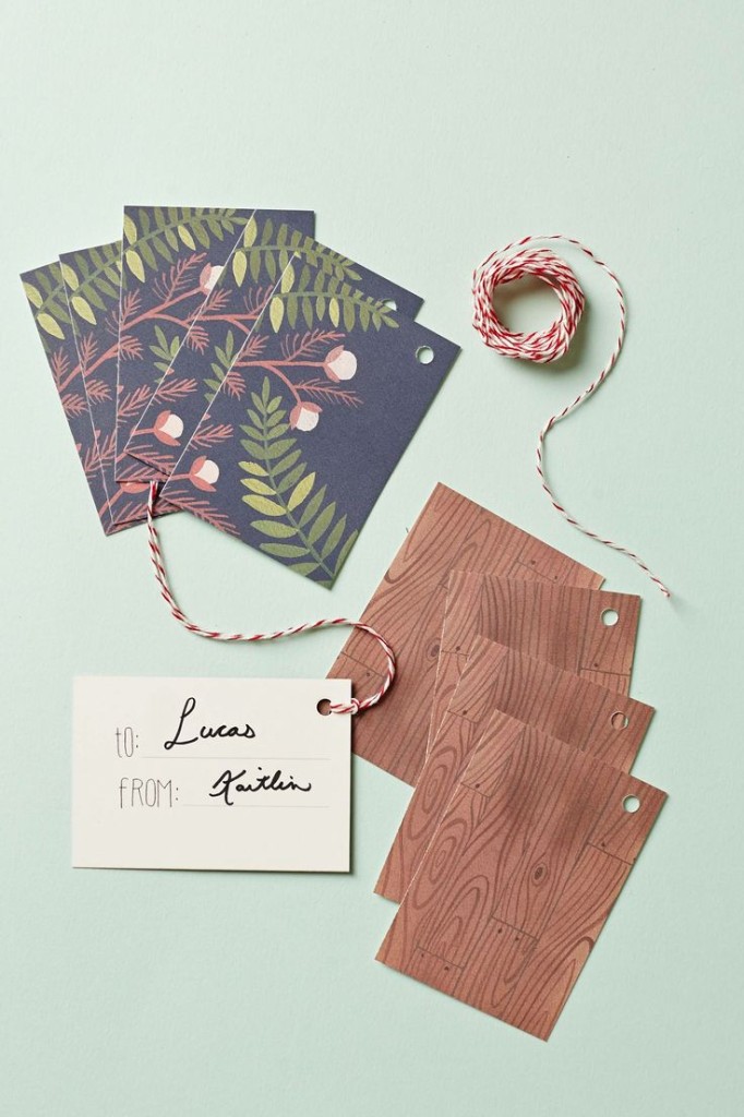 Gift Tags Anthropologie