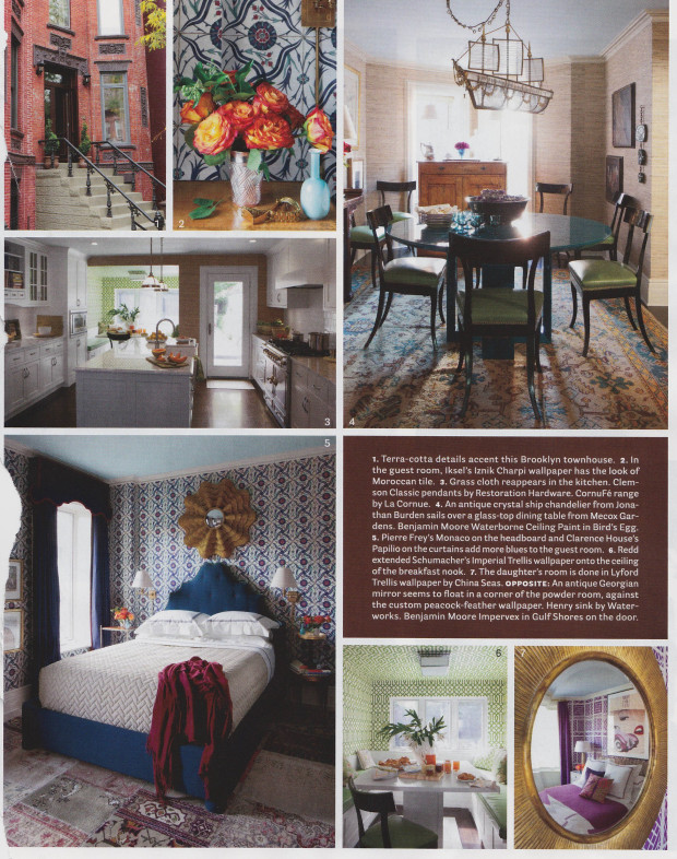 Great Articles in Feb 2014 House Beautiful - Amy Hirsch