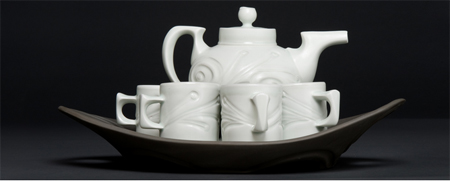 A piece from the current exhibition:  TeaTime.