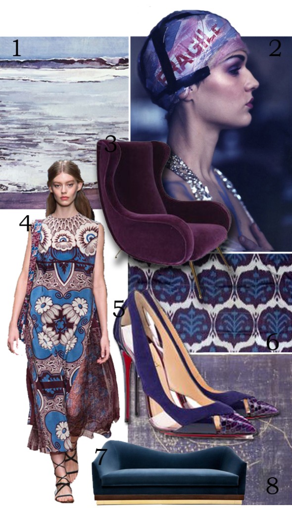 Color Obsession: Navy and Plum - Amy Hirsch