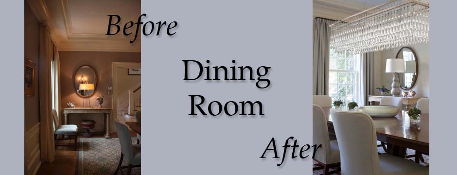 Dining Room: Before and After